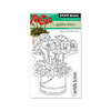 Penny Black - Full Bloom - Clear Photopolymer Stamps - Golden Dance