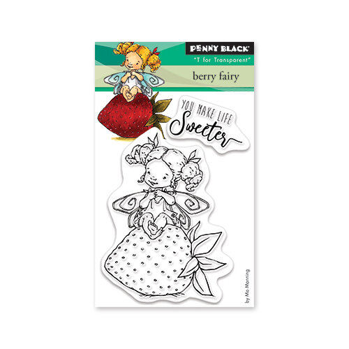 Penny Black - Full Bloom - Clear Photopolymer Stamps - Berry Fairy