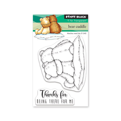 Penny Black - Clear Photopolymer Stamps - Bear Cuddle