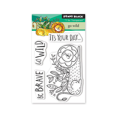 Penny Black - Full Bloom - Clear Photopolymer Stamps - Go Wild