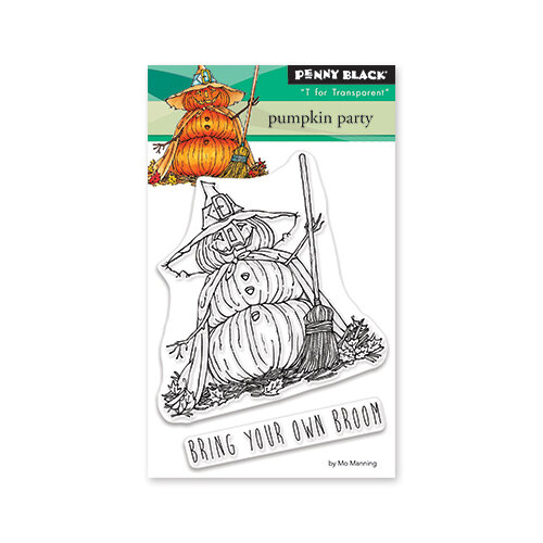 Penny Black - Halloween - Clear Photopolymer Stamps - Pumpkin Party