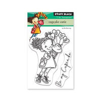 Penny Black - Share The Love Collection - Clear Photopolymer Stamps - Cupcake Cutie
