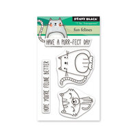 Penny Black - Secret Garden Collection - Clear Photopolymer Stamps - Fun Felines