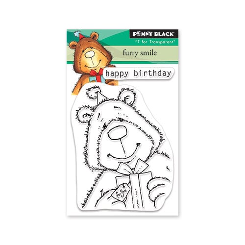Penny Black - Secret Garden Collection - Clear Photopolymer Stamps - Furry Smile