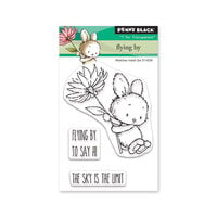 Penny Black - Secret Garden Collection - Clear Photopolymer Stamps - Flying By