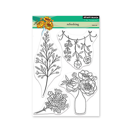 Penny Black - Clear Photopolymer Stamps - Refreshing