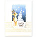 Penny Black - Winter Wishes Collection - Clear Photopolymer Stamps - Cozy Winter