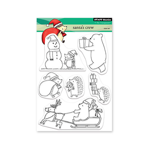Penny Black - Christmas - Clear Photopolymer Stamps - Santa's Crew