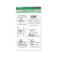 Penny Black - Clear Photopolymer Stamps - Scripture Sentiments