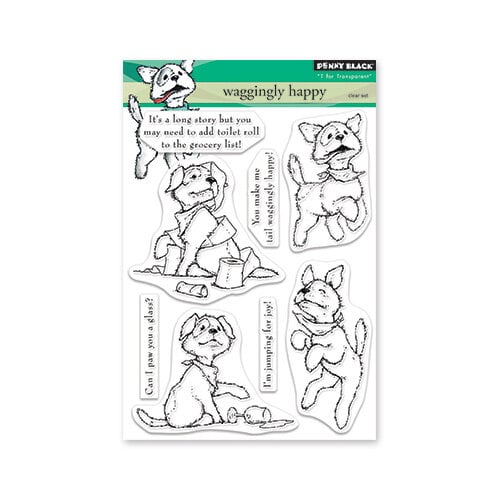 Penny Black - Clear Photopolymer Stamps - Waggingly Happy