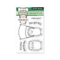 Penny Black - Delight Collection - Clear Photopolymer Stamps - Cheering For You