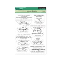 Penny Black - Delight Collection - Clear Photopolymer Stamps - Condolences