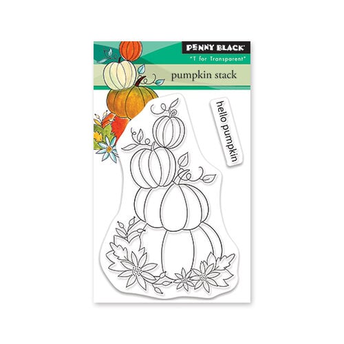 Penny Black - Clear Photopolymer Stamps - Pumpkin Stack