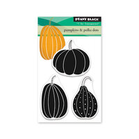 Penny Black - Clear Photopolymer Stamps - Pumpkins and Polka Dots