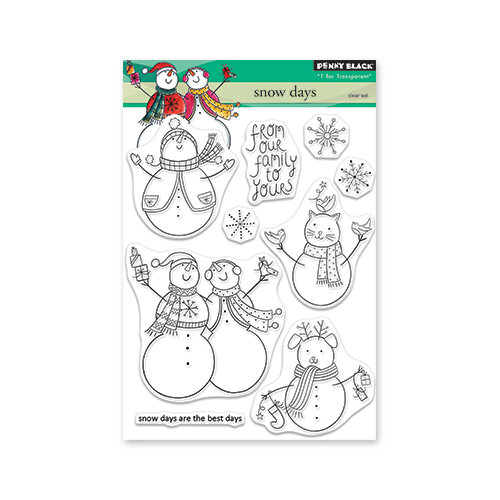 Penny Black - Christmas - Making Spirits Bright Collection - Clear ...