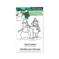 Penny Black - Hello Winter Collection - Clear Photopolymer Stamps - Never Melt Away