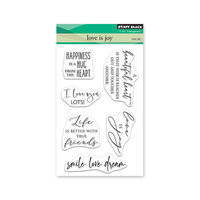 Penny Black - Bunches of Love Collection - Clear Photopolymer Stamps - Love Is Joy