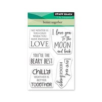 Penny Black - Bunches of Love Collection - Clear Photopolymer Stamps - Better Together