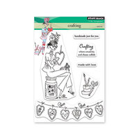 Penny Black - Showered In Love Collection - Clear Photopolymer Stamps - Crafting