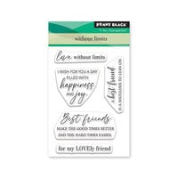Penny Black - Showered In Love Collection - Clear Photopolymer Stamps - Without Limits
