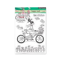 Penny Black - Showered In Love Collection - Clear Photopolymer Stamps - Happy Mail