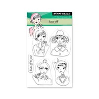 Penny Black - Cherished Collection - Clear Photopolymer Stamps - Hats Off