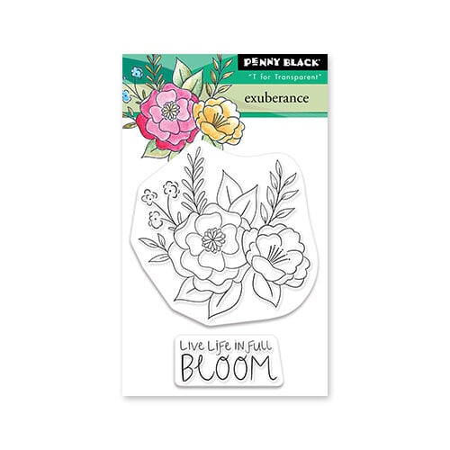 Penny Black - Cherished Collection - Clear Photopolymer Stamps - Exuberance