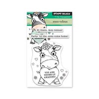 Penny Black - Hello Sunshine Collection - Clear Photopolymer Stamps - Moo-velous