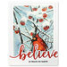 Penny Black - Christmas - Clear Photopolymer Stamps - Believe Builder - Mini