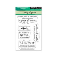 Penny Black - Christmas - Clear Photopolymer Stamps - Song Of Peace - Mini