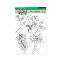 Penny Black - Christmas - Clear Photopolymer Stamps - Floral Festivities
