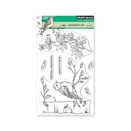 Penny Black - Autumn Collection - Clear Photopolymer Stamps - Autumn Air
