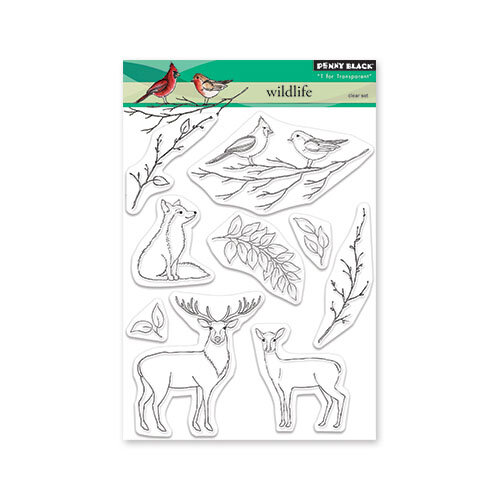 Penny Black - Winter Collection - Clear Photopolymer Stamps - Wildlife