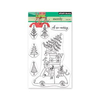 Penny Black - Winter Collection - Clear Photopolymer Stamps - Merrily