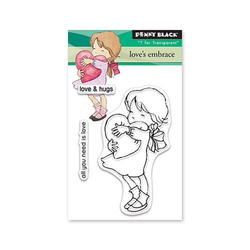Penny Black - Clear Photopolymer Stamps - Love's Embrace