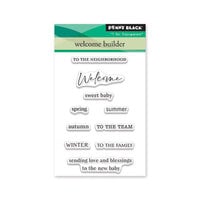 Penny Black - Clear Photopolymer Stamps - Welcome Builder