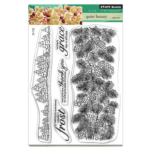 Penny Black - Clear Photopolymer Stamps - Quiet Beauty