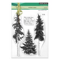 Penny Black - Clear Photopolymer Stamps - Winter Trees