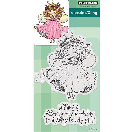 Penny Black - Cling Mounted Rubber Stamps - Fairy Birthday