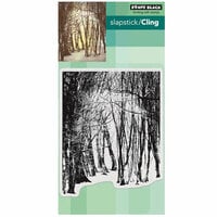 Penny Black - Christmas - Cling Mounted Rubber Stamps - Winter's Forest