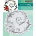 Penny Black - Christmas - Cling Mounted Rubber Stamps - Poinsettia Spiral