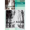 Penny Black - Christmas - Cling Mounted Rubber Stamps - Snow Trails