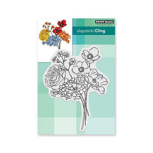 Penny Black - Secret Garden Collection - Cling Mounted Rubber Stamps - Springtime Sigh