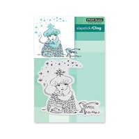 Penny Black - Hello Winter Collection - Cling Mounted Rubber Stamps - Cozy Cuppa