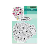 Penny Black - Cling Mounted Rubber Stamps - Fresh Bouquet