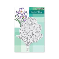 Penny Black - Cling Mounted Rubber Stamps - Iris Elegance