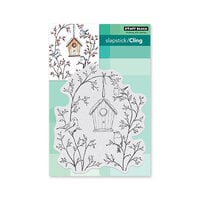 Penny Black - Christmas - Cling Mounted Rubber Stamps - Birdhouse Berries