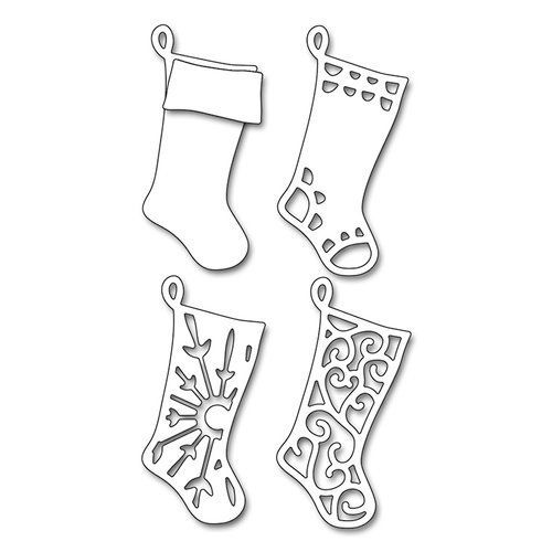 Penny Black - Christmas - Creative Dies - Layered Stockings