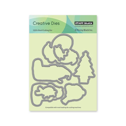 Penny Black - Christmas - Creative Dies - Cozy Critters Cut Out