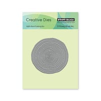 Penny Black - Winter Collection - Creative Dies - Woodgrain Circle